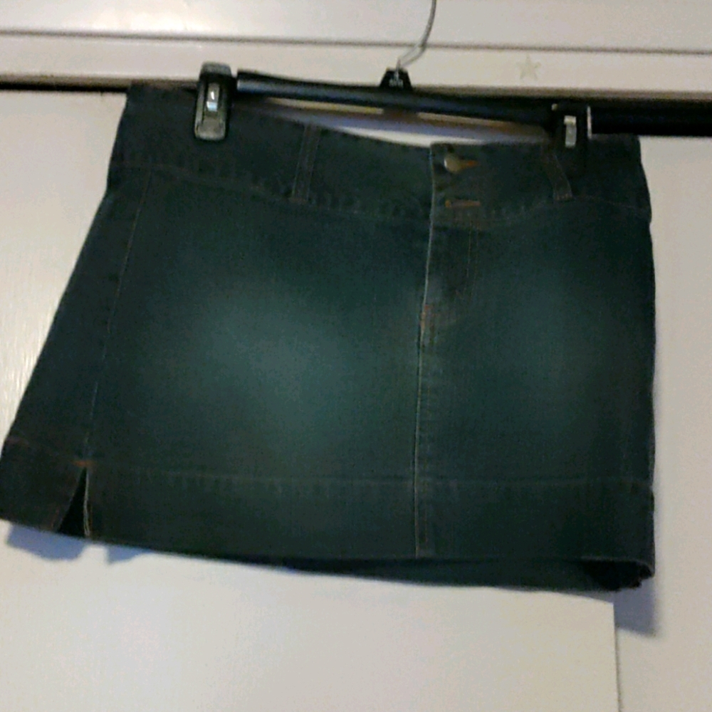 Classic denim mini skirt